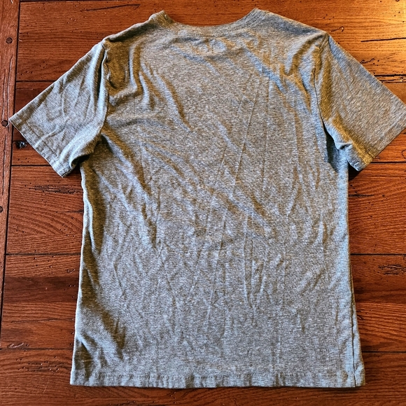 Gap x DC Comics Boys Size L T-SHIRT grey with super hero emblems - Picture 6 of 6
